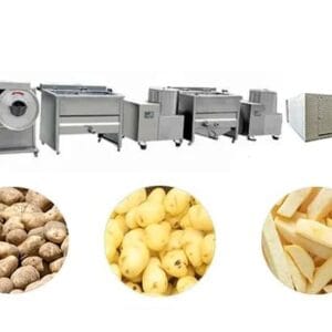 Semi Automatic Frozen French Fries Production Line