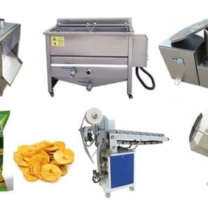 Small Scale Plantain Chips Making Machine Banana Chips Plant